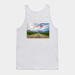 US Highway 89 Babb Montana Tank Top